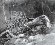 The Fallen Branch,Fontainebleau Achille-Etna Michallon
